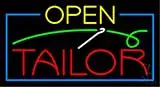 Green Open Double Stroke Tailor LED Neon Sign