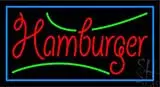 Hamburger LED Neon Sign