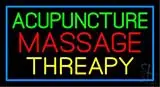 Acupuncture Massage Therapy LED Neon Sign