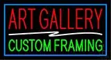 Art Gallery Custom Framing LED Neon Sign