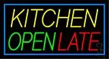 Kitchen Open Late LED Neon Sign