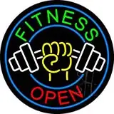 Fitness Open LED Neon Sign