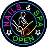 Nails And Spa Open LED Neon Sign