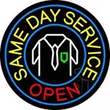 Same Day Service Open LED Neon Sign