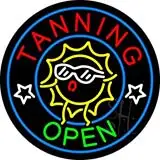 Tanning Open LED Neon Sign