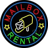 Mailbox Rental Center Logo LED Neon Sign