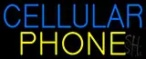Blue Cellular Phone LED Neon Sign