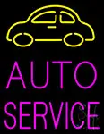 Car Logo Auto Service Neon Sign