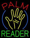 Palm Reader Hand Logo Neon Sign