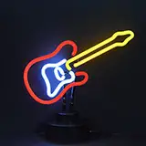 Electric Guitar Neon Sculpture