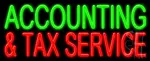 Accounting And Tax Service Neon Sign