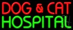 Dog And Cat Hospital Neon Sign