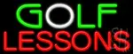 Golf Lessons Neon Sign