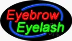 Eyebrow Eyelash Neon Sign