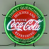 Coca-Cola Evergreen Neon Sign