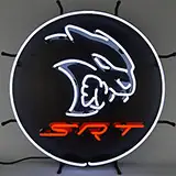 Dodge Hellcat Srt Neon Sign