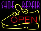 Purple Shoe Repair Open LED Neon Sign