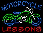 Motorcycle Lessons LED Neon Sign