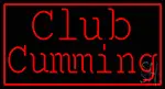 Red Border Club Cumming LED Neon Sign