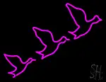 Flying Ducks LED Neon Sign