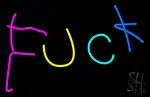 Multicolor Fuck LED Neon Sign