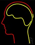 Human Head LED Neon Sign
