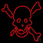 Skull Bones LED Neon Sign