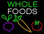Whole Foods Veggies LED Neon Sign
