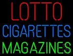 Lotto Cigarettes Magazines LED Neon Sign