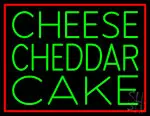 Cheese Cheddar Cake LED Neon Sign