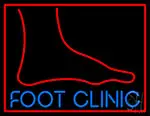 Foot Clinic With Foot LED Neon Sign
