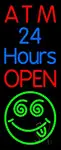 Atm 24 Hrs Open 1 LED Neon Sign