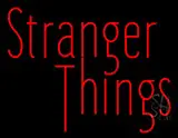 Red Stranger Things LED Neon Sign