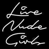 Live Nude Girl LED Neon Sign