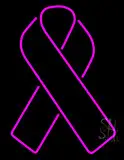 Breast Cancer Ribbon LED Neon Sign