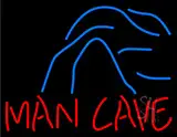 Man Cave With Cave LED Neon Sign