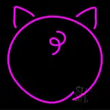 Pig Butt LED Neon Sign