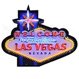 Welcome To Fabulous Las Vegas Neon Sign In Shaped Steel Can
