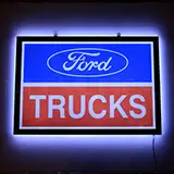 Slim LED Ford Trucks Slim LED Sign