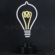 Light Bulb Neon Sculpture