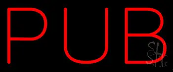 Red Pub LED Neon Sign