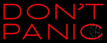 Dont Panic LED Neon Sign