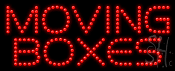 Moving Boxes Animated Led Sign