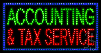 Accounting And Services Animated Led Sign