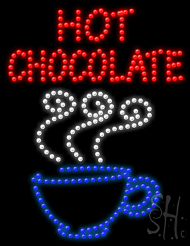 Hot Chocolate Animated Led Sign