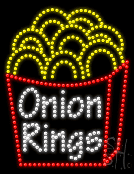 Onion Rings Animated Led Sign