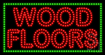 Wood Floors Animated Led Sign