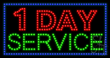 1 Day Service Animated Led Sign