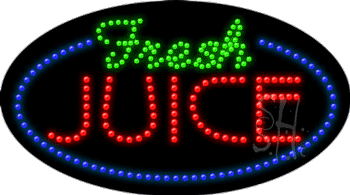 Fresh Juice Animated Led Sign