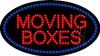 Moving Boxes Animated Led Sign
